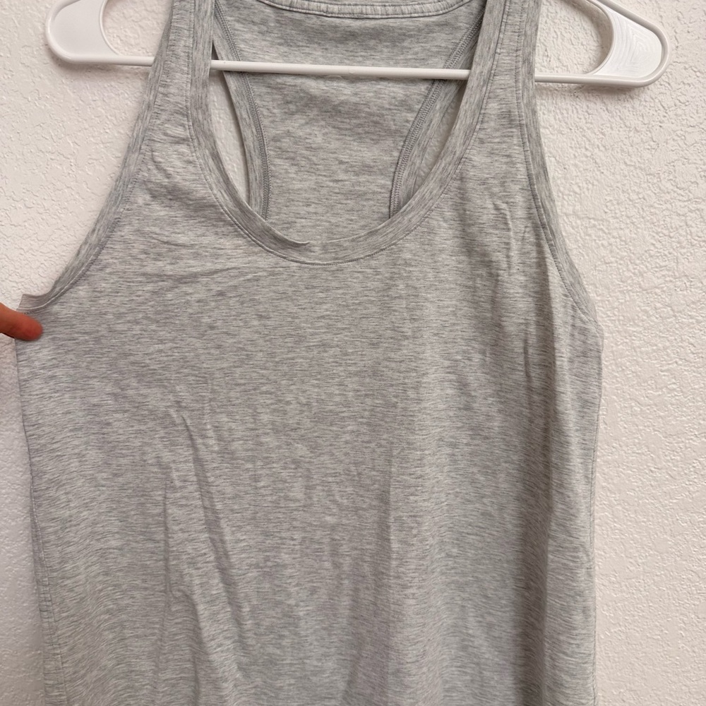 Lululemon Athletica Light Gray Tank Top